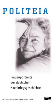 Titelblatt Kalender 2003 - Gerda Weiler